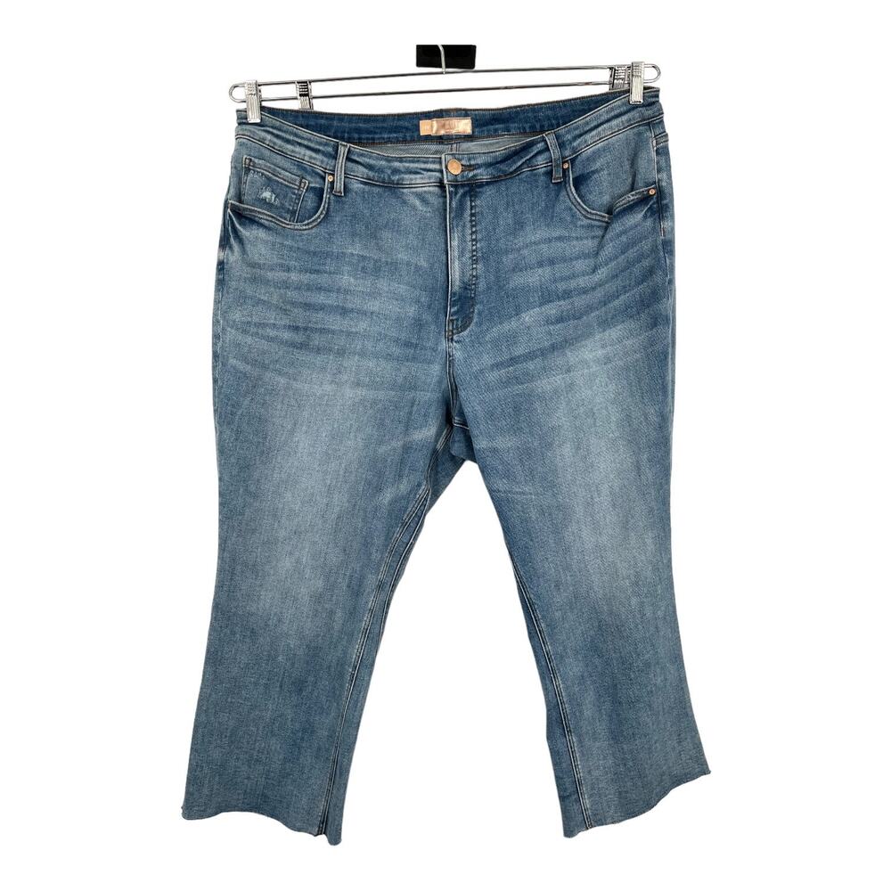 Kut from the Kloth jeans Kelsey high rise Fab Ab ankle flare size 24W